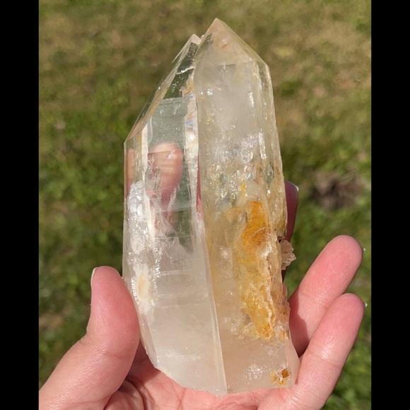 {Golden Healer} Hematoid Quartz Lemurian Twin - Picture 9 of 10